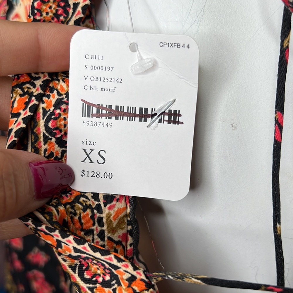 Free People Stevie printed tunic dress in multi size XSmall - Picture 4 of 8